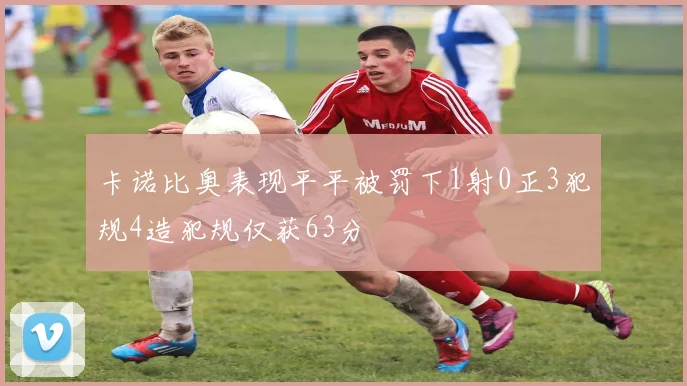 卡诺比奥表现平平被罚下1射0正3犯规4造犯规仅获63分